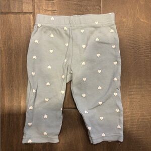 10 for $10 ✨ Fisher-Price Light Blue Baby Leggings with White Polka Hearts